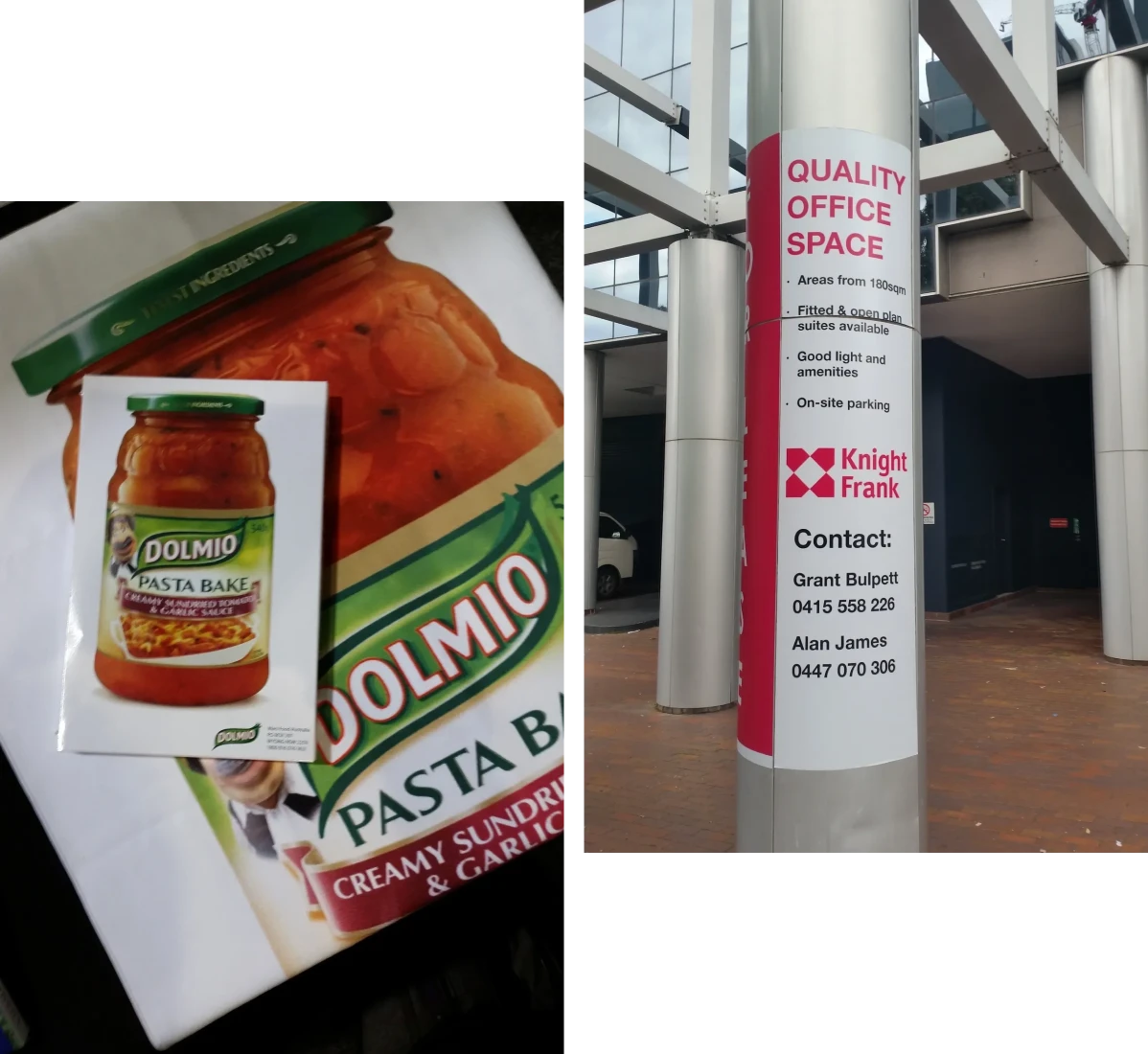 Dolmio pasta bake product close-up